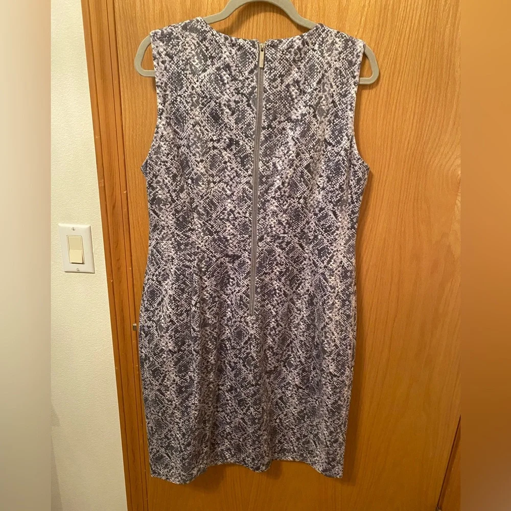 Calvin Klein size 14 suede snakeskin dress - Picture 3 of 3